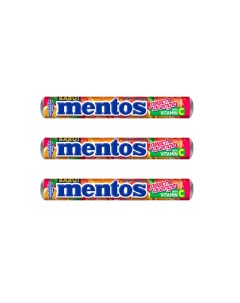 Конфеты драже жевательные с манго 29 г х 3 шт Mentos