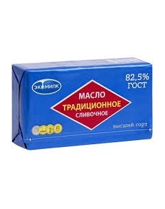 Сладкосливочное масло 82 5 380 г Экомилк