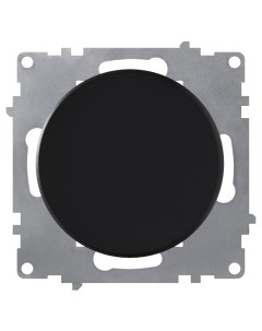 Выключатель одинарный с самовозвратом цвет черный серия Florence Onekeyelectro