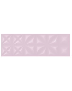 Lila Плитка настенная рельеф розовый LLU072D 25x75 Cersanit