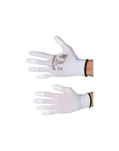 Перчатки нейлоновые с полиуретан покрыт кончиков пальцев бел ULT620F XL Ultima