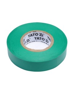 Изолента 15 мм х 20 м зеленая Yato