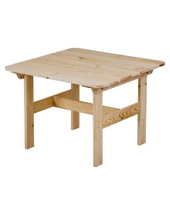 Стол деревянный для сада и дачи МАГНУС 500140 натуральный 68х68х49см Интерлинк