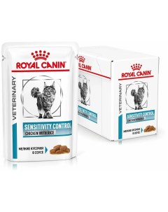 Влажный корм Sensitivity Control для кошек с пищевой аллергией 24 шт х 85 г Royal canin