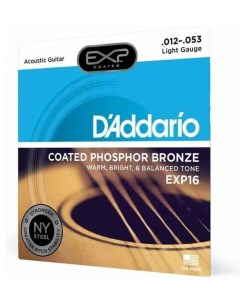 EXP16 Струны для акустической гитары D`addario