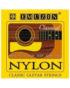 Струны для классической гитары 4 4 6С311 028 049 нейлон Emuzin
