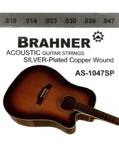 Струны для акустических гитар AS 1047SP 10 47 Brahner