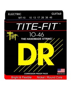 Струны для электрогитары Strings MT 10 Tite Fit Nickel Plated Electric 10 46 Dr