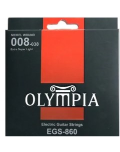 Струны для электрогитары EGS860 Olympia