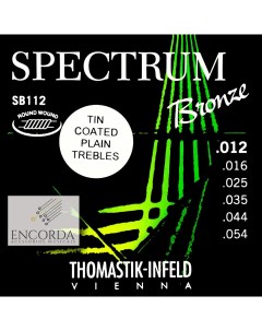 Spectrum Sb112t струны для акустической гитары 12 54 бронза Thomastik