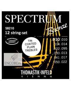 Струны для акустической гитары Spectrum SB210T Thomastik