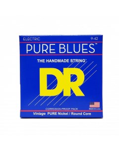 Струны для электрогитар DR PHR 9 46 PURE BLUES Dr strings