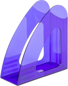 Вертикальный накопитель прозрачный синий ширина 90 мм 731884 Attache