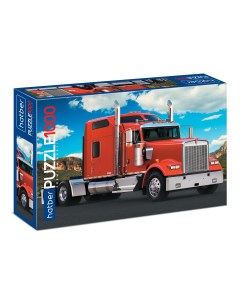 Пазлы Premium Красный грузовик 071469 1000 элементов Hatber