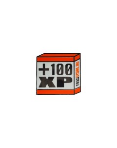 Коллекционный значок 100XP Fragstore