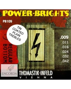 Power Brights Pb109t струны для электрогитары 9 42 Thomastik