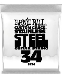 1934 Stainless Steel 034 Струна одиночная для электрогитары Ernie ball