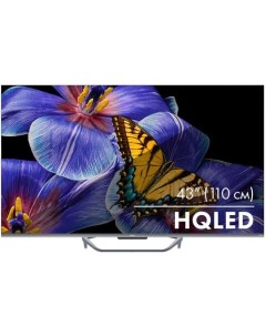 43 Телевизор Smart TV S4 QLED 4K Ultra HD серый СМАРТ ТВ Android TV Haier