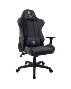 Кресло игровое Torretta Soft Fabric на колесиках ткань темно серый Arozzi