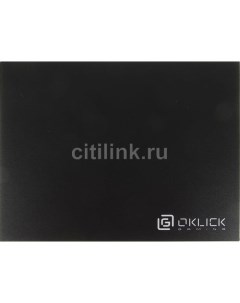 Коврик для мыши OK P0250 S черный пластик 250х200х3мм Oklick