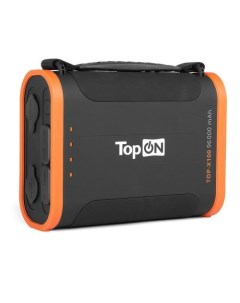 Внешний аккумулятор Power Bank TOP X100 96000мAч черный оранжевый Topon