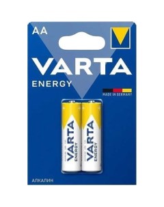 AA Батарейка Energy LR6 Alkaline 2 шт Varta