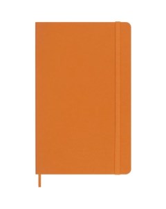 Блокнот Limited Edition 240стр в линейку подарочная коробка мягкая обложка оранжевый Moleskine