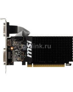 Видеокарта NVIDIA GeForce GT 710 GT 710 2GD3H LP 2ГБ DDR3 Low Profile Ret Msi