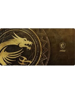 Коврик для мыши Agility GD80 Dragon Tiamat 3XL золотистый рисунок шелк 1200х600х3мм Msi