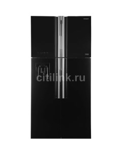 Холодильник двухкамерный R W660PUC7X GBK инверторный черный Hitachi