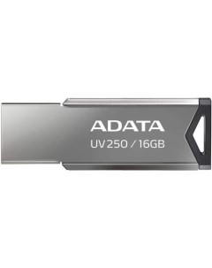 Флешка USB UV250 16ГБ USB2 0 серебристый Adata