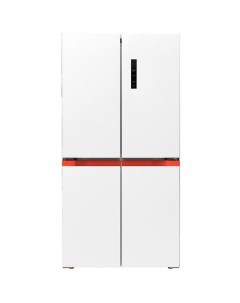 Холодильник двухкамерный LCD505WOrID Side by Side инверторный белый оранжевый Lex