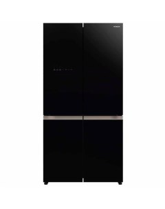 Холодильник двухкамерный R WB720PUC1 GCK черный Hitachi