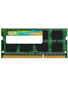 Оперативная память SP004GLSTU160N02 DDR3L 1x 4ГБ 1600МГц для ноутбуков SO DIMM Ret Silicon power