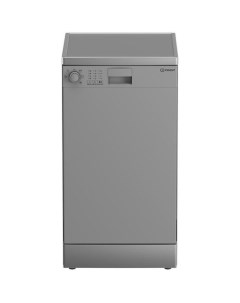 Посудомоечная машина DFS 1A59 S полноразмерная напольная 44 8см загрузка 10 комплектов серая Indesit
