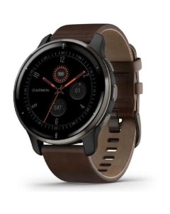 Смарт часы Venu 2 Plus 33мм 1 3 черный коричневый Garmin