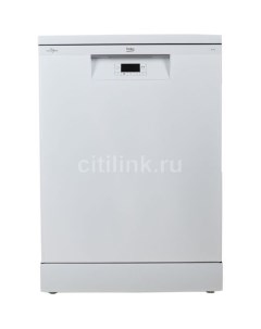 Посудомоечная машина BDFN15422W полноразмерная напольная 59 8см загрузка 14 комплектов белая Beko