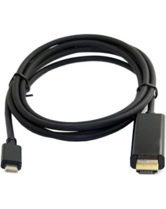 Кабель переходник аудио видео L9G USB Type C m HDMI m ver 1 4 2м черный Premier