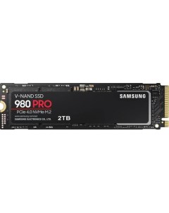 SSD накопитель 980 PRO MZ V8P2T0B AM 2ТБ M 2 2280 PCIe 4 0 x4 NVMe M 2 rtl Samsung