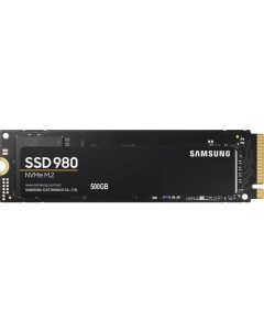 SSD накопитель 980 MZ V8V500B AM 500ГБ M 2 2280 PCIe 3 0 x4 NVMe M 2 rtl Samsung