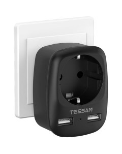 Сетевой фильтр TS 611 DE черный Tessan
