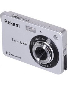 Цифровой компактный фотоаппарат iLook S990i серебристый Rekam