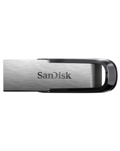 Флешка USB Cruzer Ultra Flair 16ГБ USB3 0 серебристый и черный Sandisk