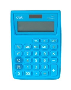 Калькулятор E1122 BLUE 12 разрядный синий Deli