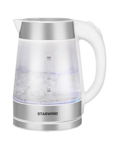 Чайник электрический SKG2011 2200Вт белый и серебристый Starwind