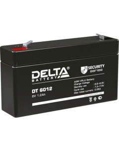 Аккумуляторная батарея для ИБП DT 6012 6В 1 2Ач Дельта