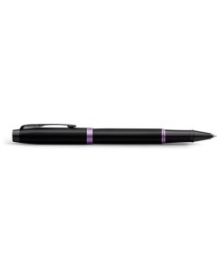 Ручка роллер IM Vibrant Rings T315 CW2172950 Amethyst Purple PVD F чернила черн подар кор Parker