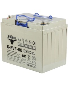 Аккумуляторная батарея для ИБП 6 EVF 80 12В 80Ач Rutrike