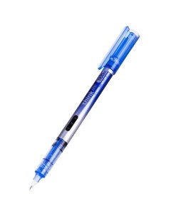 Ручка роллер Think EQ300 BL корп синий d 0 5мм чернила син игловидный пиш наконечник 12 шт кор Deli
