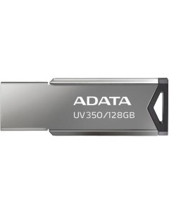 Флешка USB UV350 128ГБ USB3 0 серебристый Adata